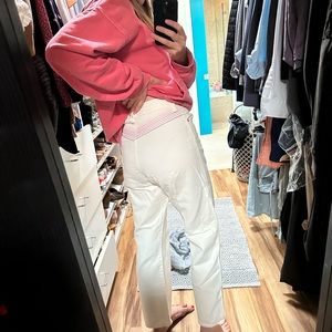 Levi’s fun stitching Ribcage ankle